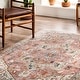 preview thumbnail 89 of 117, Brooklyn Rug Co Camila Faded Medallion Fringe Area Rug