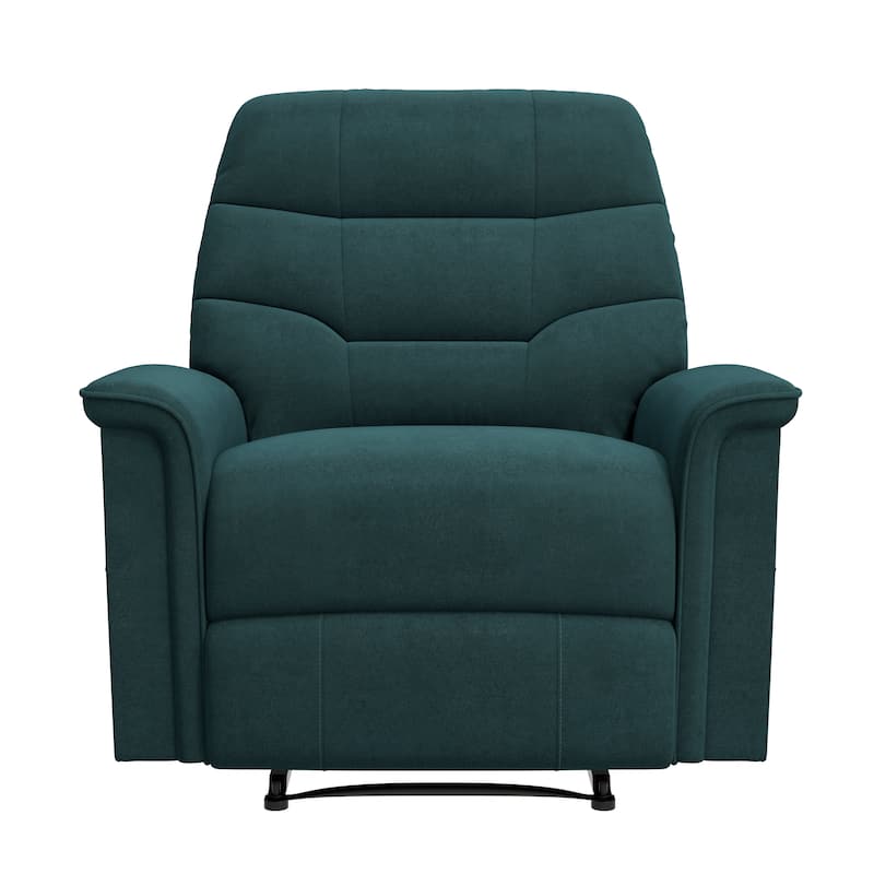 ProLounger Beck Wall Hugger Medium Blue Microfiber Recliner