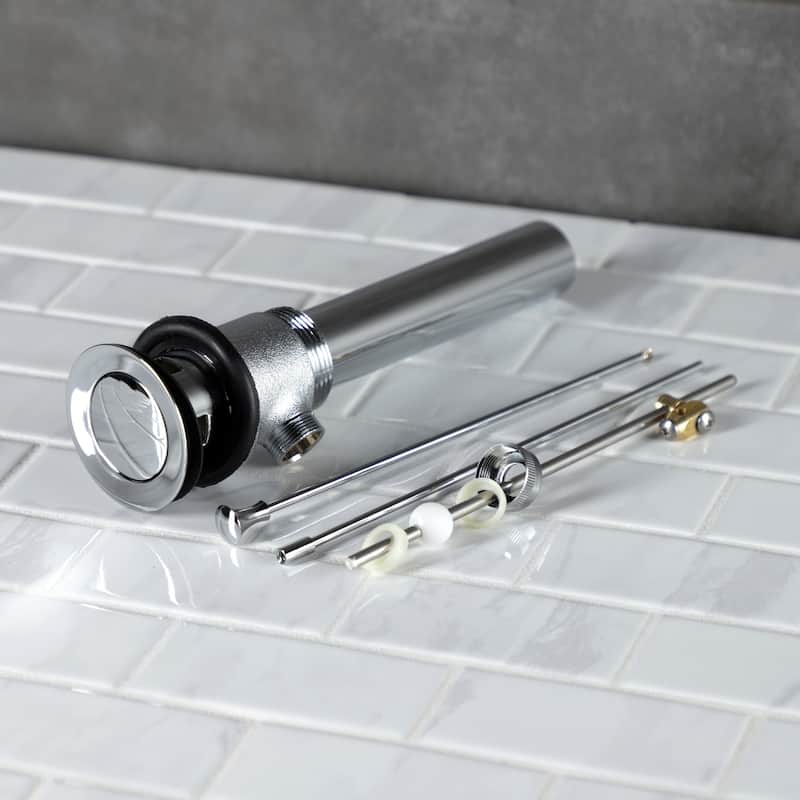Kingston Brass Made To Match Brass Pop-Up Bathroom Sink Drain with Overflow, 22 Gauge