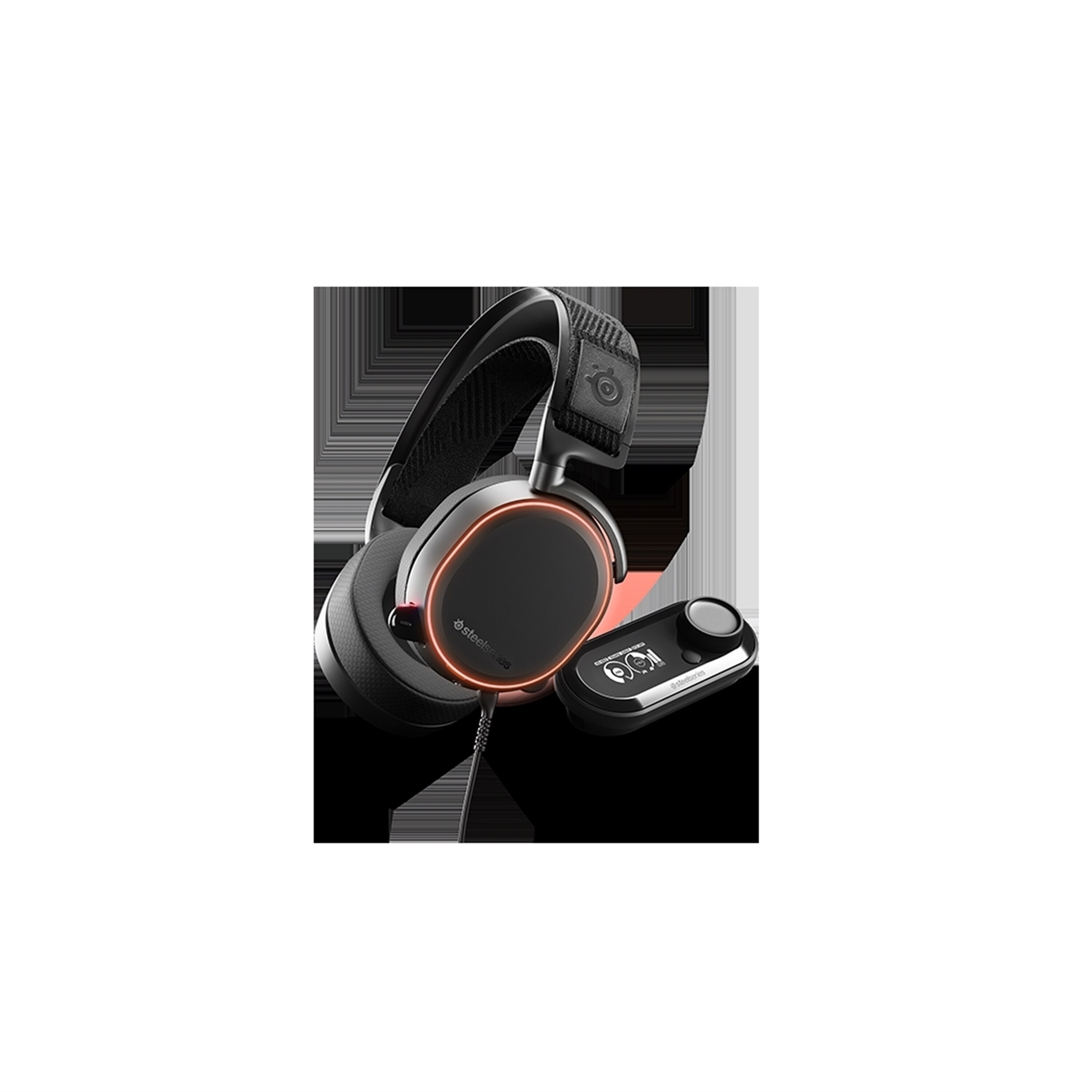 SteelSeries Arctis Pro GameDAC Wired HDST 61453 -PS4 & PC Certified Refurbished - Black - 3.5 x 6.5 x 7.4 inches