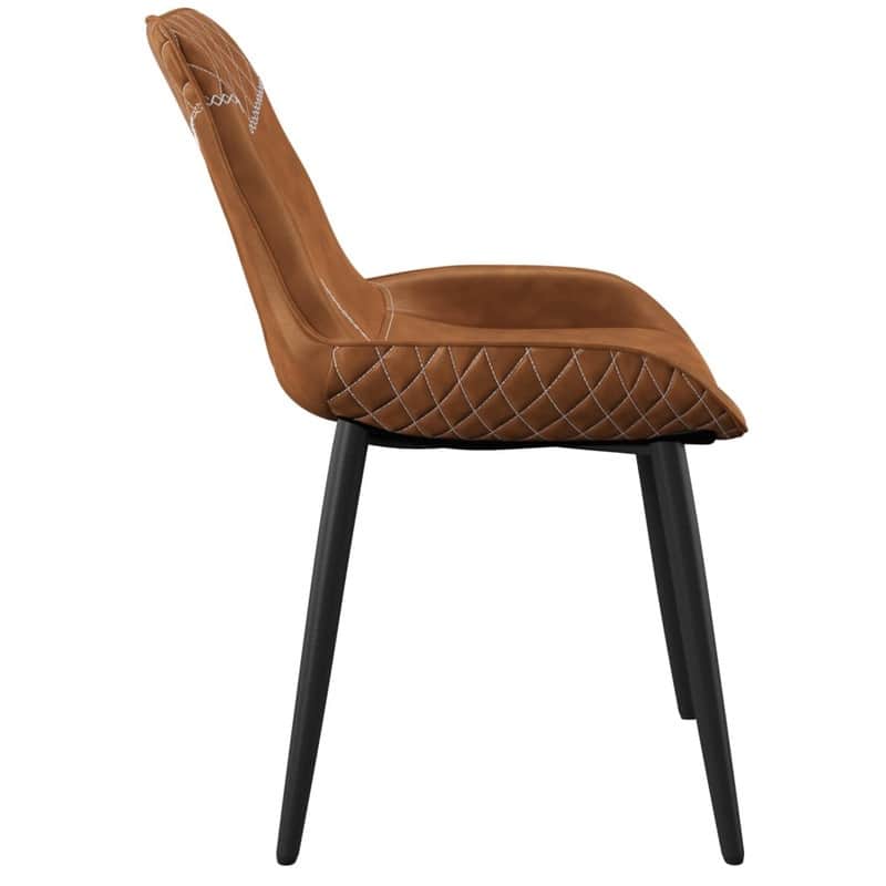 Linon Cary Brown Dining Chairs (Set of 2)