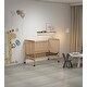 preview thumbnail 11 of 16, 3-In-1 Convertible Crib , Made Of Sustainable Pinewood, Non-Toxic Finish, Comes With Locking Wheels, Wooden Nursery Furniture