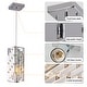 preview thumbnail 22 of 22, 3-Piece Modern Adjustable Pendant Light with Crystal Prism Design