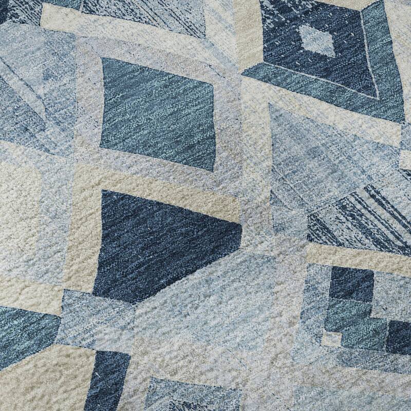 Premium Washable Super Soft Boho Geo Mayfield Rug