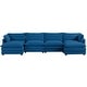 preview thumbnail 106 of 153, Corduroy Sectional Sofa with Removable Ottomans & Ultra-soft Cushions for Living Room & Bedroom