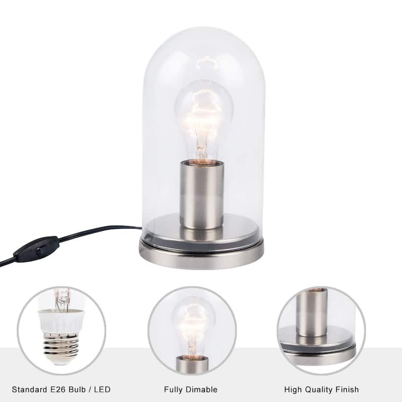 Brio Lighting Atlas - Metal & Glass Table Lamp