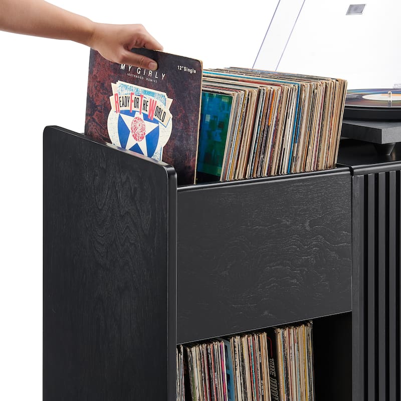 Crosley Arden Record Player Cabinet With Vinyl Storage
