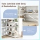 preview thumbnail 9 of 8, Gymax Twin Size Loft Bed w/ Desk & Storage Stairs Solid Wood Loft Bed