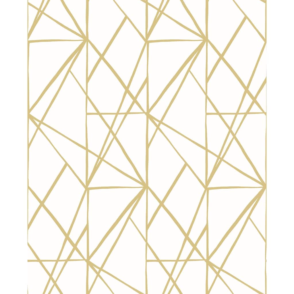 NextWall Quartz Geo Peel and Stick Wallpaper