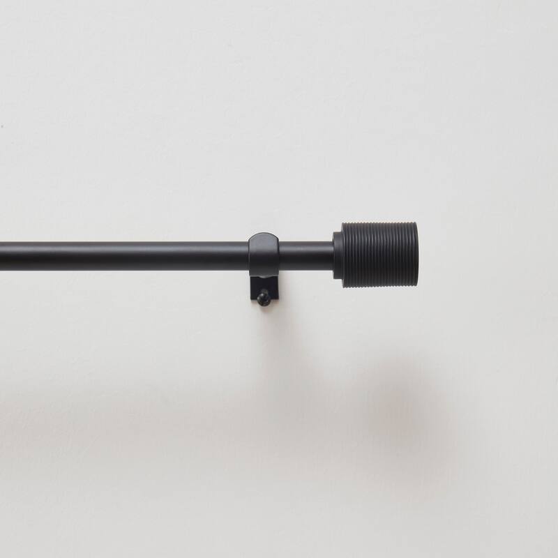 DKNY Fin Curtain Rod and Finial Set