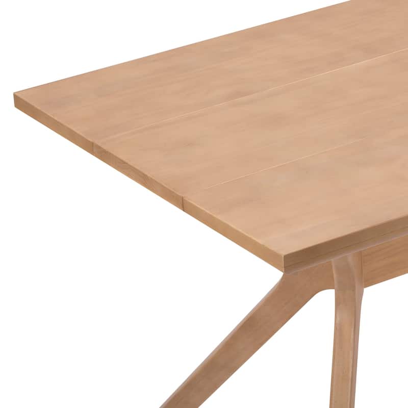 Plank and Beam Verso Rectangular Solid Wood Dining Table - 48"