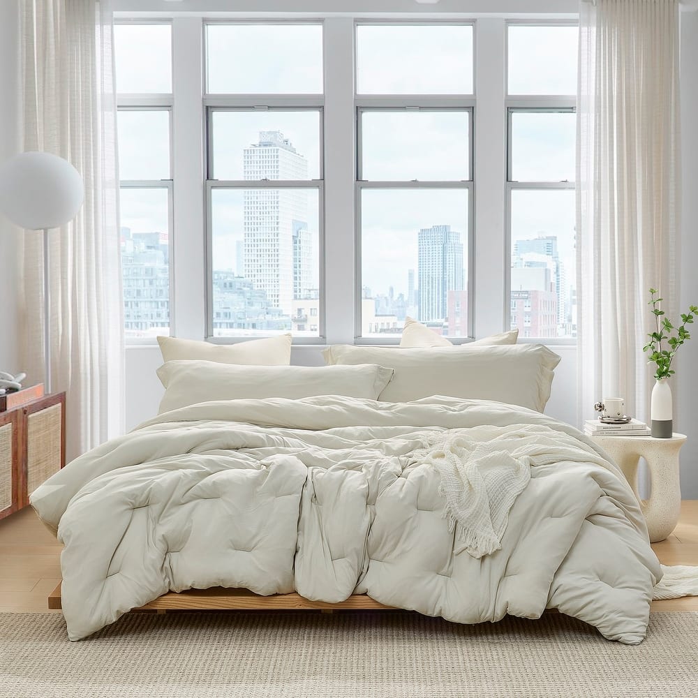 Summertime Thick® - Coma Inducer Oversized Comforter Set - White Onyx