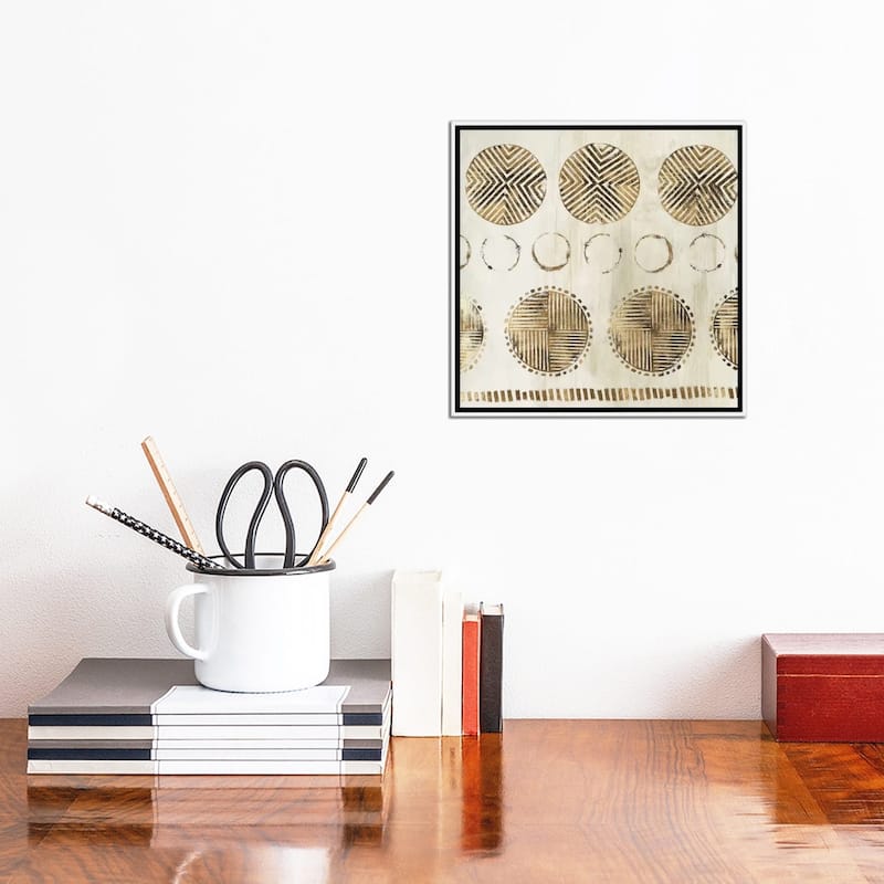 iCanvas "African Pattern" by Eva Watts Framed Canvas Print