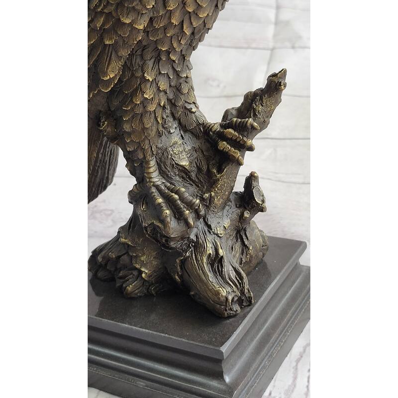 Statue Sculpture Eagle Bird Wildlife Art Deco Style Art Nouveau Style Bronze