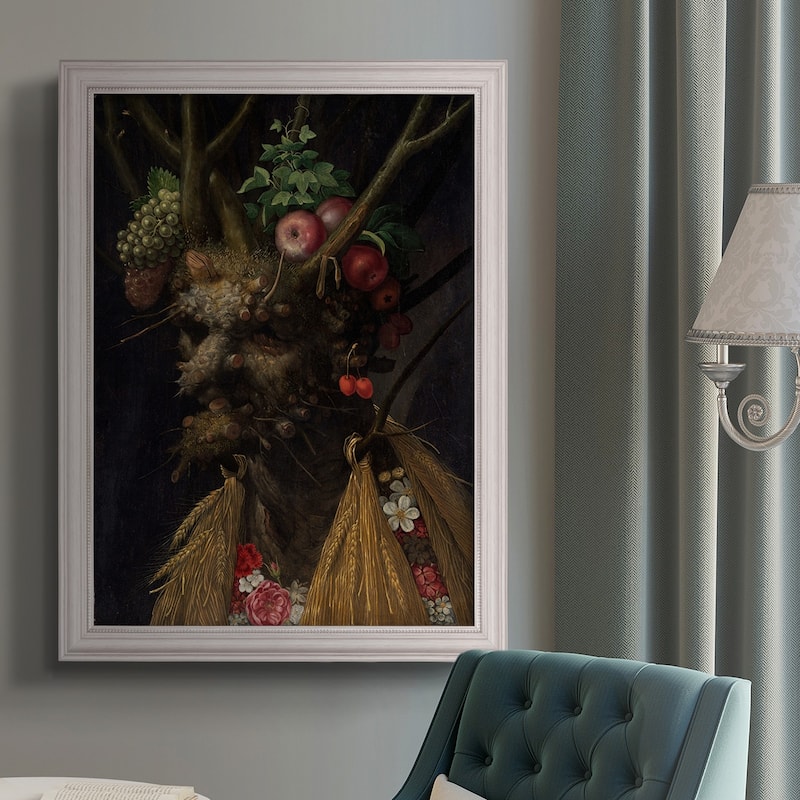 Four Seasons in One Head Premium Framed Canvas- Ready to Hang