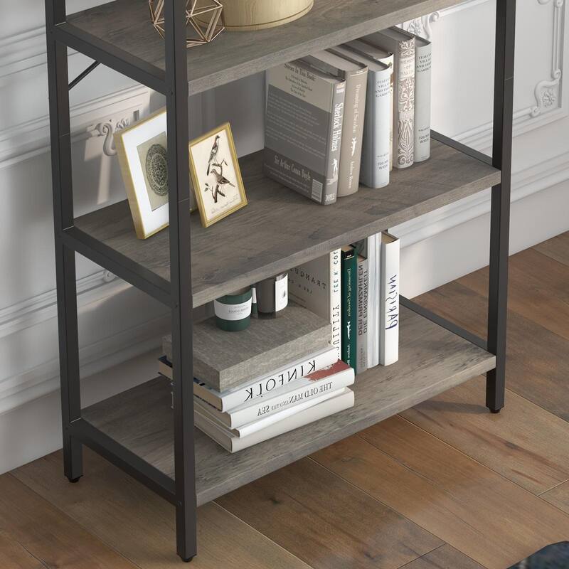 Modern 5-Tier Bookcase for Bedroom, Living Room