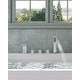 preview thumbnail 32 of 39, Roman Tub Faucet with Handheld Shower 3-Handle Deck Mount Bathtub Faucet Set