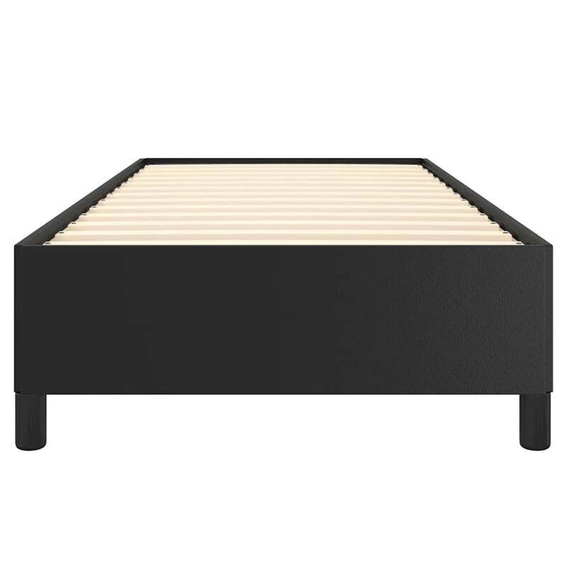 vidaXL Bed Frame, Faux Leather, No Mattress