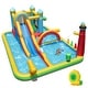 preview thumbnail 10 of 8, Costway Inflatable Water Park with Ocean Balls Climbing Wall Ball Pit - Multi-Color - See Details