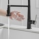 preview thumbnail 5 of 12, Touchless Matte Black Pull Down Kitchen Faucet with Accessories