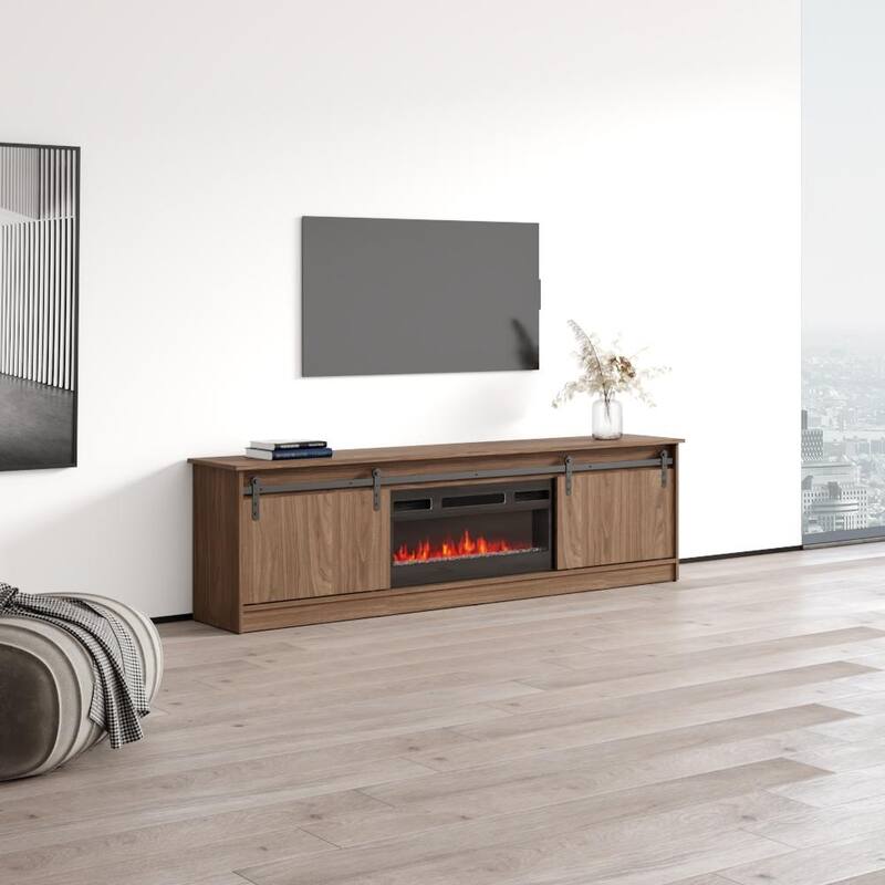 Granero 04 BL-EF Fireplace TV Stand
