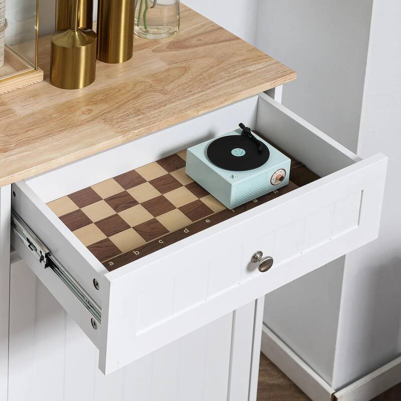Kitchen Tilt Out Trash Bin Cabinet Free Standing Recycling Trash