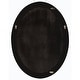 preview thumbnail 6 of 5, Allan Andrews George Wood Framed Oval Wall Mirror - 25" x 33" x 1"