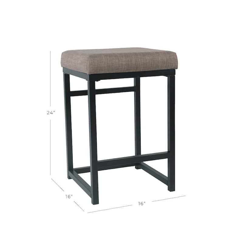HomePop Backless Metal 24" Counter Stool - 24 inches
