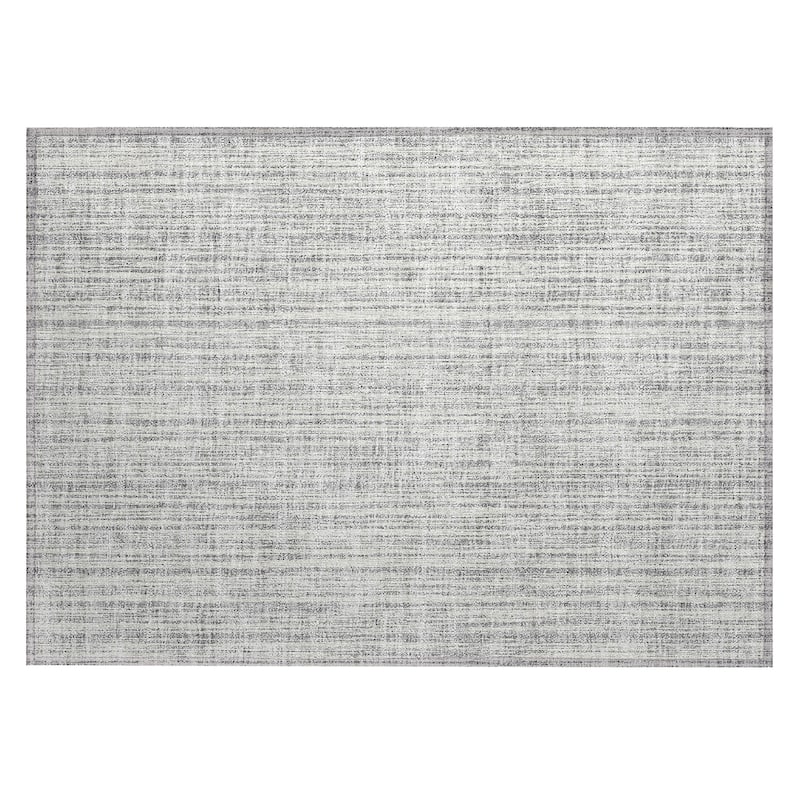 Machine Washable Indoor/ Outdoor Chantille Contemporary Stripes Rug