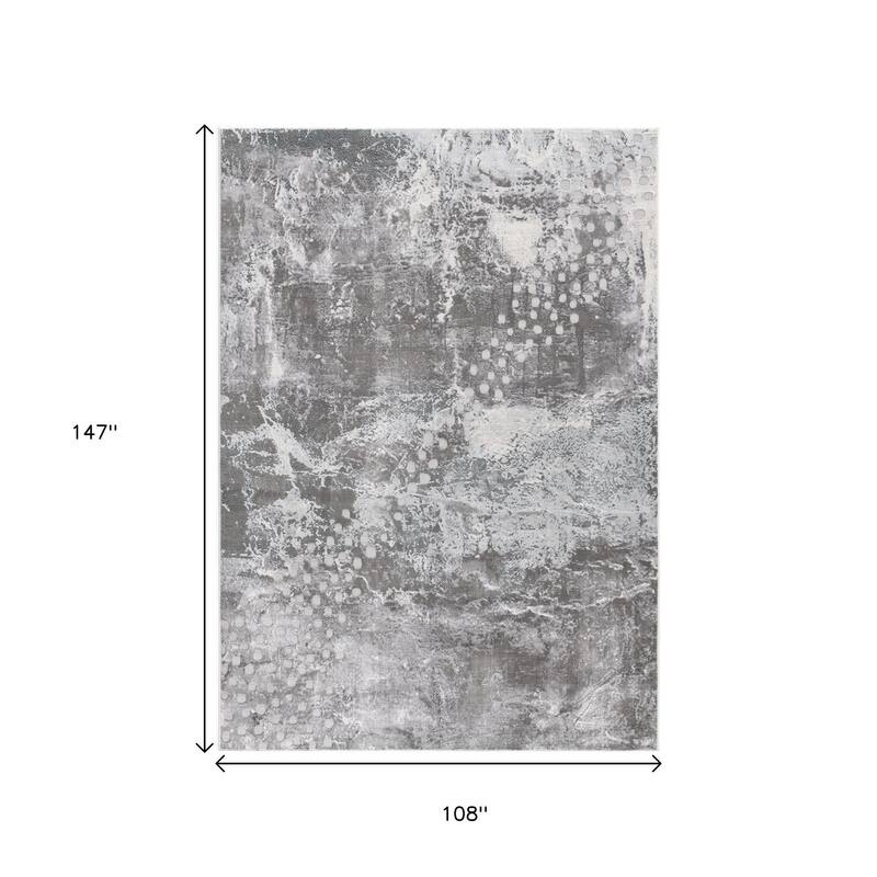 HomeRoots Abstract Modern Rectangle Area Rug - 147.00 in. x 108.00 in. x 0.80 in.
