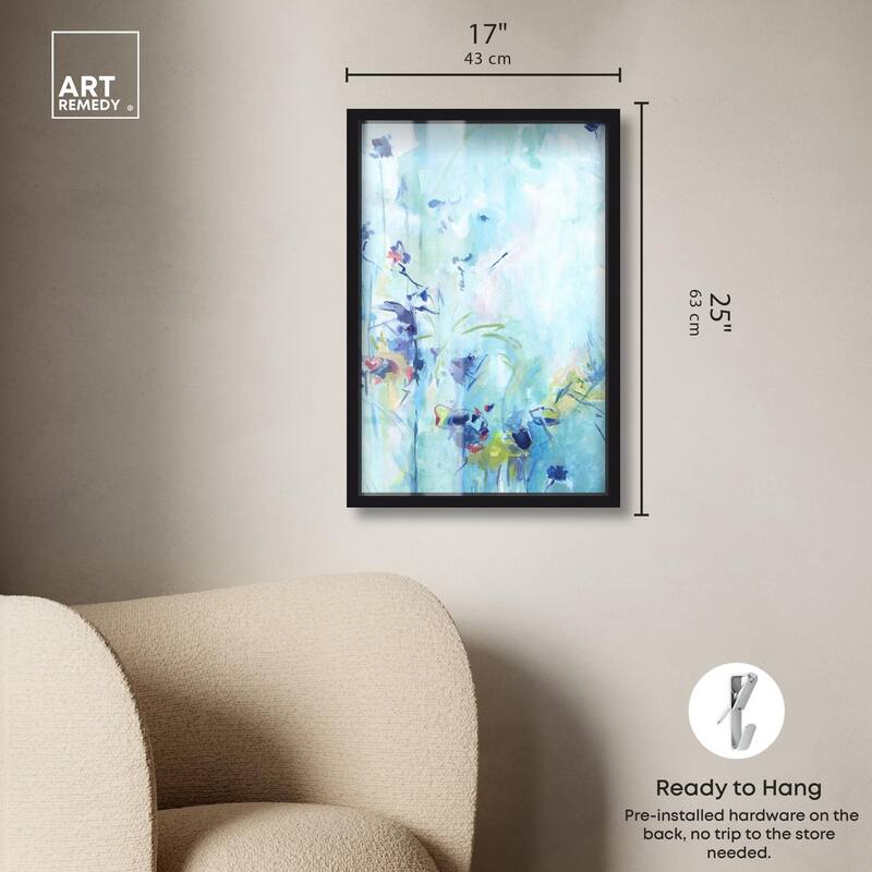 Heavenly Blue I Shadowbox by Art Remedy