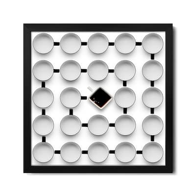 Helix II Premium Framed Poster by Wieteke de Kogel