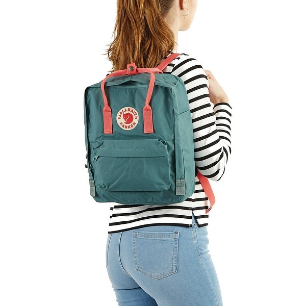 Kanken backpack frost green peach pink hotsell