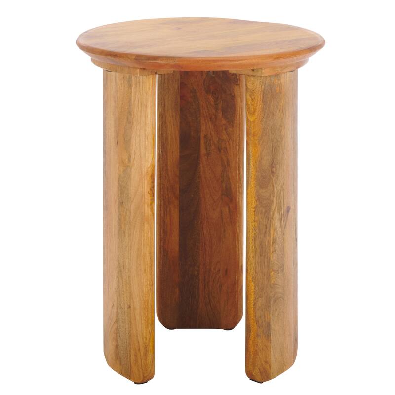 SAFAVIEH Home Karin Wood Side Table - 18"W x 18"D x 24"H