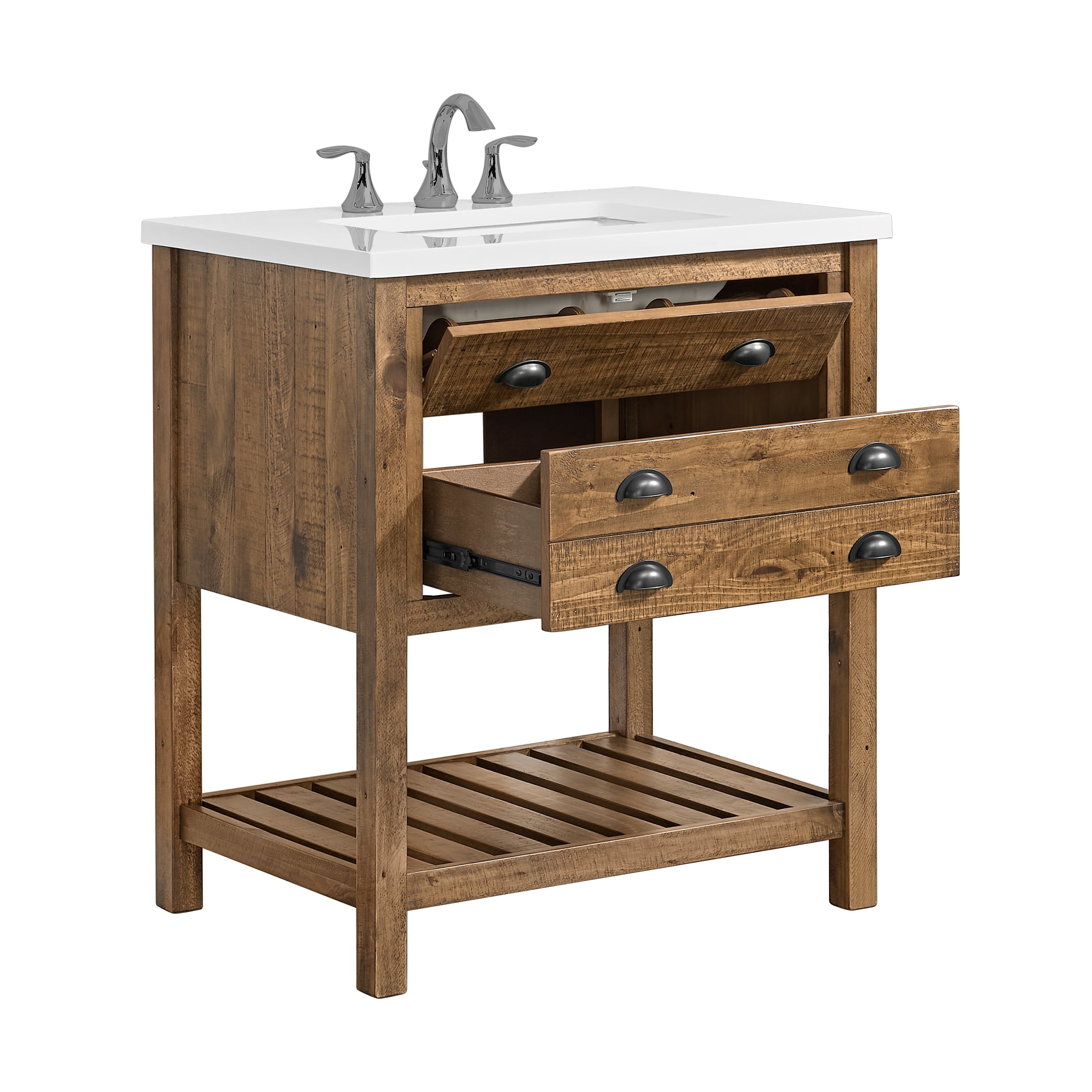 Monterey Farmhouse 31-Inch Single Bathroom Vanity - On Sale
