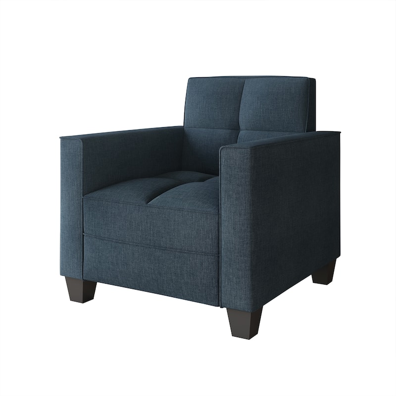 CraftPorch Chic Modern Linen Upholstered Chair