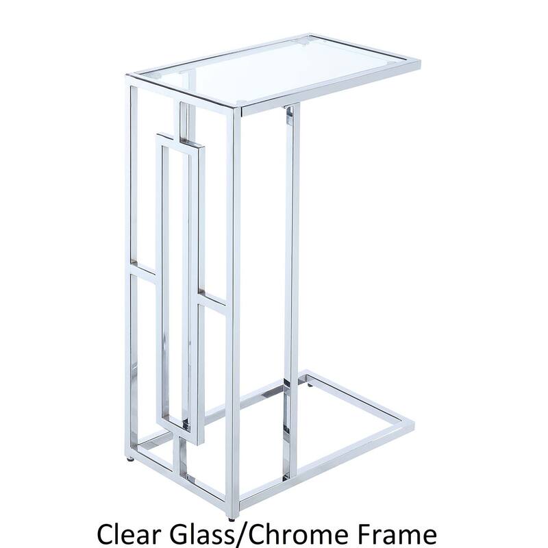 Convenience Concepts Town Square Chrome C End Table
