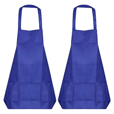 2pcs Kitchen Cooking Aprons Art Aprons Pottery Artist Painting Apron - 70cmx60cm