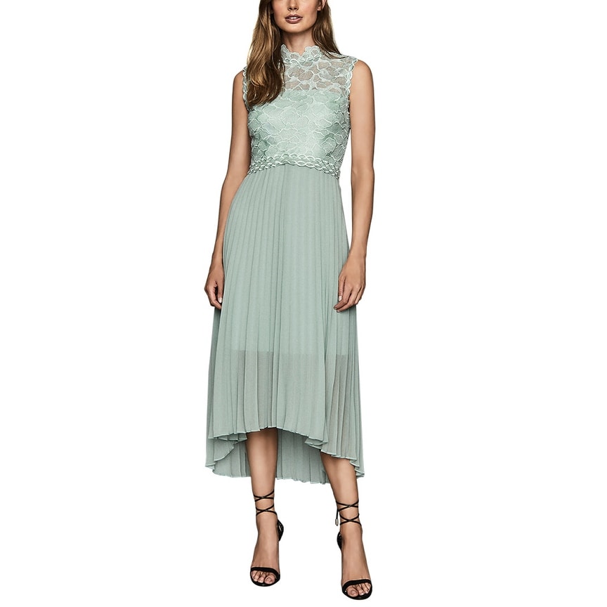 reiss sage green dress