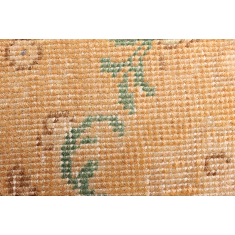 ECARPETGALLERY Hand-knotted Antalya Vintage Beige Wool Rug - 3'3 x 4'8