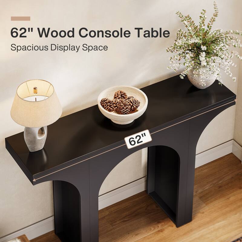 47 Inches Entryway Console Table, Wood Sofa Table