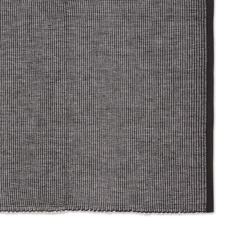 DII Black & White 2-Tone Ribbed Placemat (Set of 6)