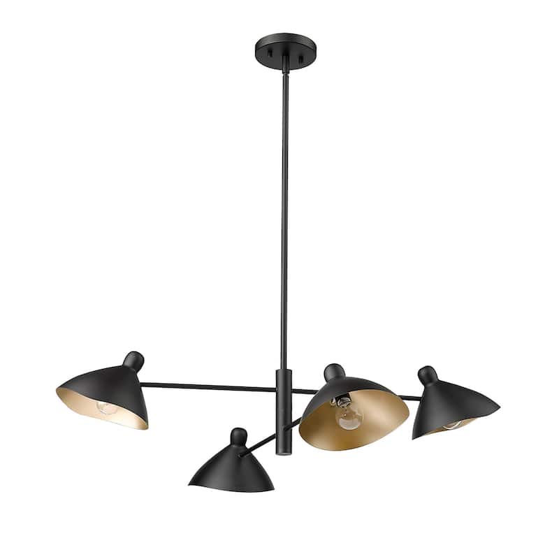 Millennium Lighting 12804 Warhol 4 Light 35" Wide Chandelier