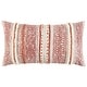 preview thumbnail 9 of 18, Rizzy Home Striped Hand-crafted Throw Pillow Rust