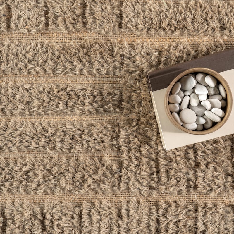 Nuloom Vonda Geometric Jute Area Rug