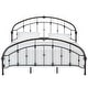 preview thumbnail 24 of 34, Lacey Round Curved Double Top Arches Victorian Iron Bed by iNSPIRE Q Classic