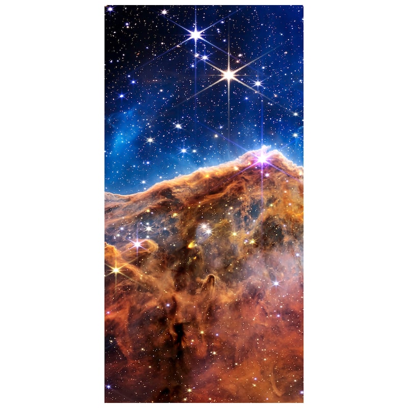 Empire Art Direct the Carina Nebula A Printed Tempered Glass Wall Art - Multi-Color - 72" x 36" B