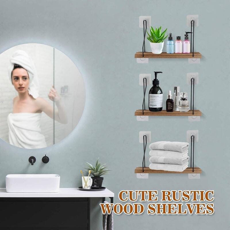 No Drill Shelf,3 Pack Upgrade Floating Shelves Bed Bath & Beyond