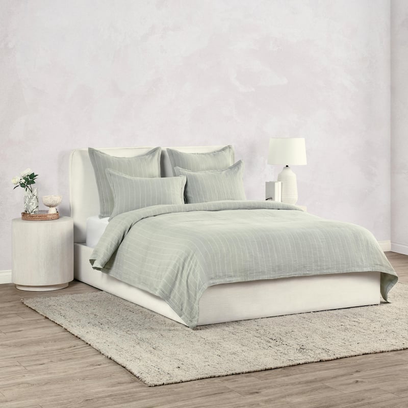 Kingston 100% Linen Natural Duvet Cover by Kosas Home