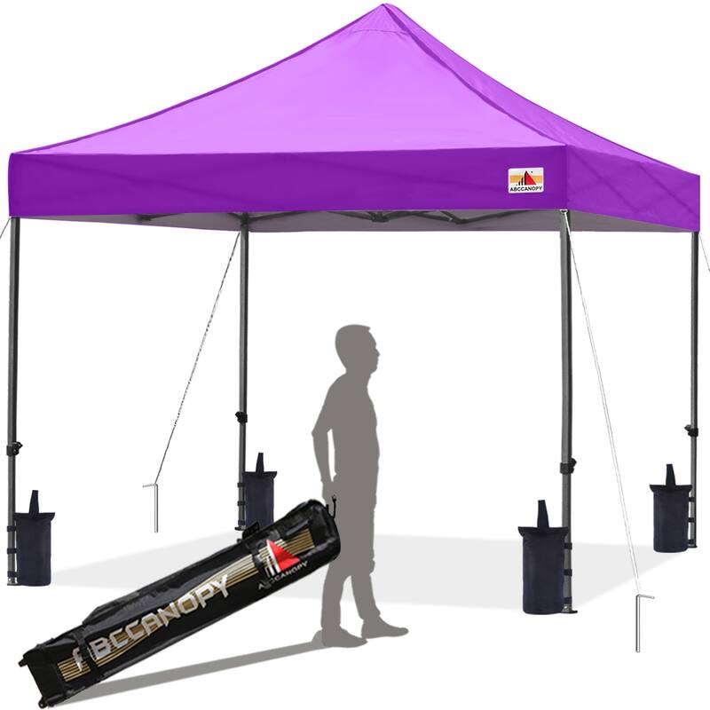 ABCCANOPY Outdoor Commercial Metal Patio Pop-Up Canopy - 10ftx10ft